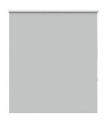 vidaXL Roller Blind Blackout Light Grey 140x175 cm Fabric Width 136.6 cm Polyester