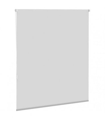 vidaXL Roller Blind Blackout Light Grey 140x175 cm Fabric Width 136.6 cm Polyester