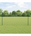 vidaXL Fence Post 44 pcs Green 160 cm Steel