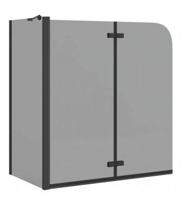 vidaXL Shower Enclosure Manual Black 120 x 68 x 130 cm