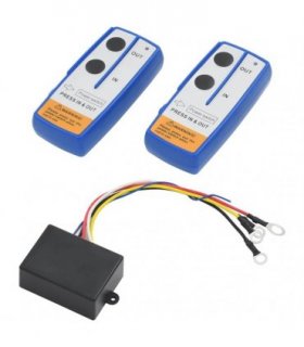 vidaXL Wireless Remote Controls for Winch 2 pcs with Receiver