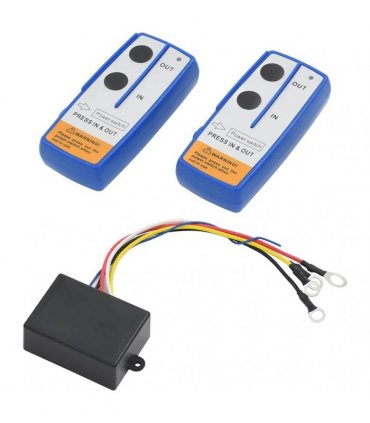 vidaXL Wireless Remote Controls for Winch 2 pcs with Receiver