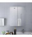 vidaXL Bathroom Mirror Cabinet White 60x15x75 cm MDF