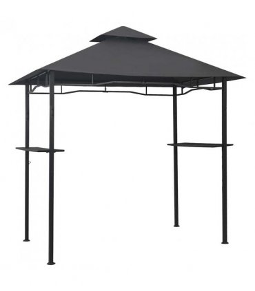 vidaXL BBQ Gazebo 240x150x255 cm Anthracite Steel