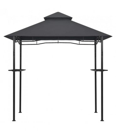 vidaXL BBQ Gazebo 240x150x255 cm Anthracite Steel
