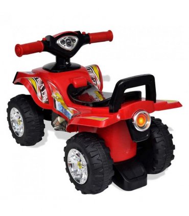 Red Children's Ride-on Quad with Sound and Light