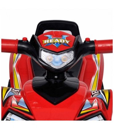 Red Children's Ride-on Quad with Sound and Light