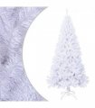 vidaXL Artificial Christmas Tree with Thick Branches White 240 cm PVC