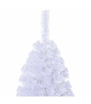 vidaXL Artificial Christmas Tree with Thick Branches White 240 cm PVC