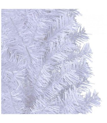 vidaXL Artificial Christmas Tree with Thick Branches White 240 cm PVC