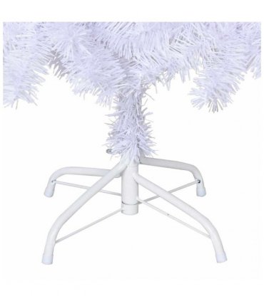 vidaXL Artificial Christmas Tree with Thick Branches White 240 cm PVC