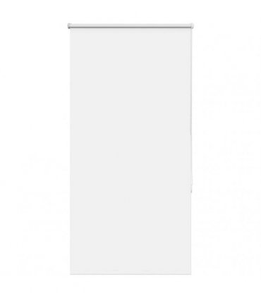 vidaXL Roller Blind Blackout White 80x130 cm Fabric Width 75.7 cm Polyester