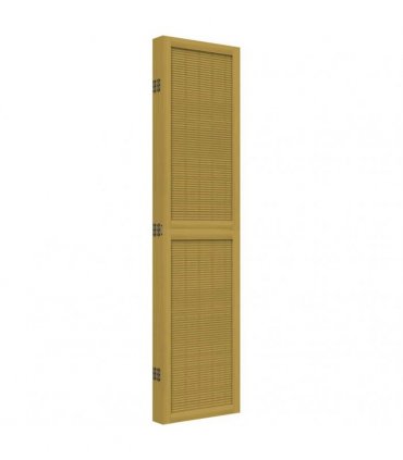vidaXL Room Divider 5 Panels Brown Solid Wood Paulownia