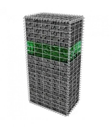 vidaXL Gabion Rocks Glass Green 60-120 mm 25 kg