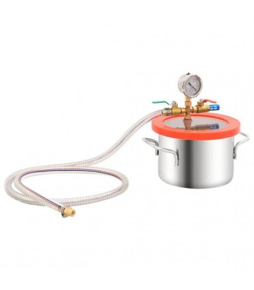 vidaXL Vacuum Chamber Stainless Steel 3.7 L