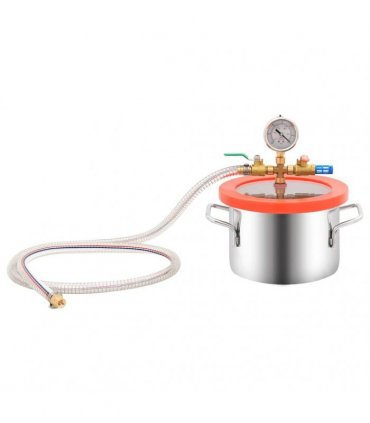 vidaXL Vacuum Chamber Stainless Steel 3.7 L