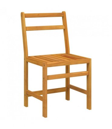 vidaXL Balcony Set | Natural Acacia Wood | Solid Acacia wood | Compact