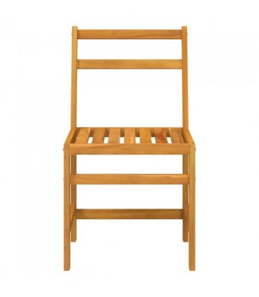 vidaXL Balcony Set | Natural Acacia Wood | Solid Acacia wood | Compact