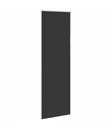 vidaXL Roller Blind Blackout Black 85x210 cm Fabric Width 80.7 cm Polyester