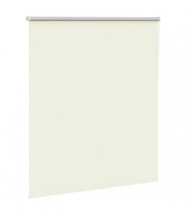 vidaXL Roller Blind Blackout Off White 125x150 cm Fabric Width 121.6 cm Polyester