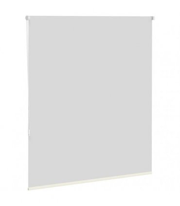 vidaXL Roller Blind Blackout Off White 125x150 cm Fabric Width 121.6 cm Polyester