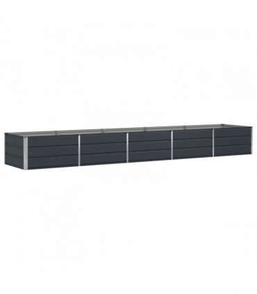 vidaXL Planter Anthracite 400 x 80 x 45 cm Steel