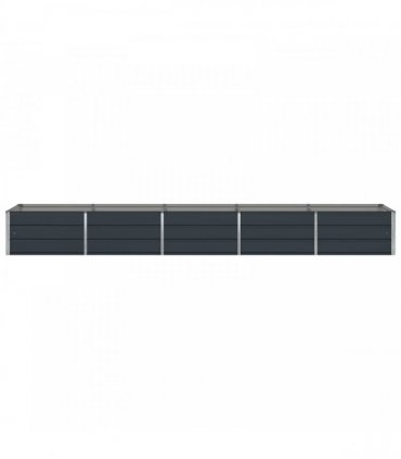 vidaXL Planter Anthracite 400 x 80 x 45 cm Steel