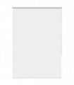 vidaXL Roller Blind Blackout White 90x130 cm Fabric Width 85.7 cm Polyester