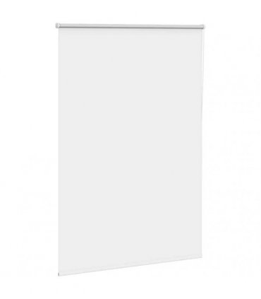vidaXL Roller Blind Blackout White 90x130 cm Fabric Width 85.7 cm Polyester