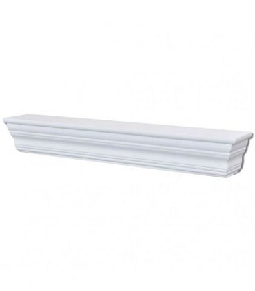 vidaXL Wall Shelves Aaliyah 2 pcs White