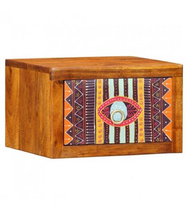 vidaXL Bedside Cabinet with Drawer 2 pcs Brown 35 x 30 x 22 cm