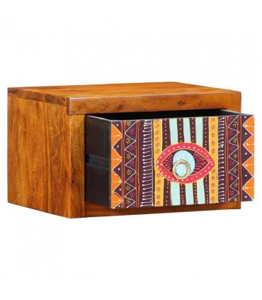 vidaXL Bedside Cabinet with Drawer 2 pcs Brown 35 x 30 x 22 cm