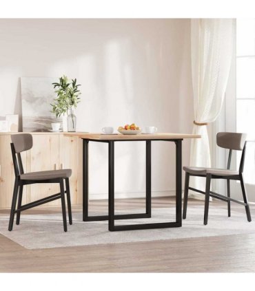 vidaXL Dining Table Legs O-Frame 60x60x73 cm Steel