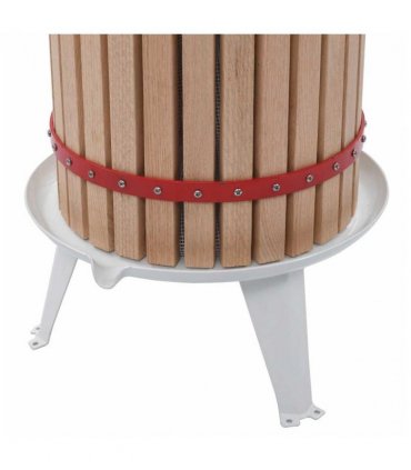 vidaXL Fruit and Wine Press with Cloth Bag 24 L Oak Wood
