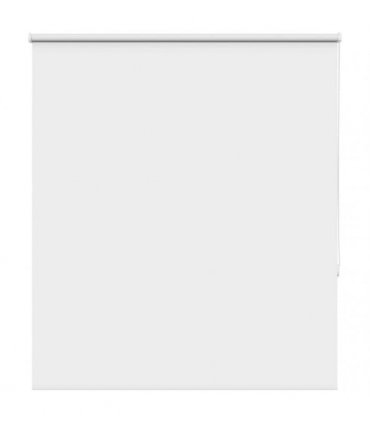 vidaXL Roller Blind Blackout White 125x175 cm Fabric Width 121.6 cm Polyester