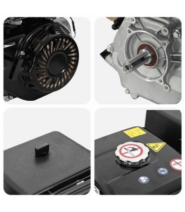 vidaXL Petrol Engine 15 HP 11 kW Black