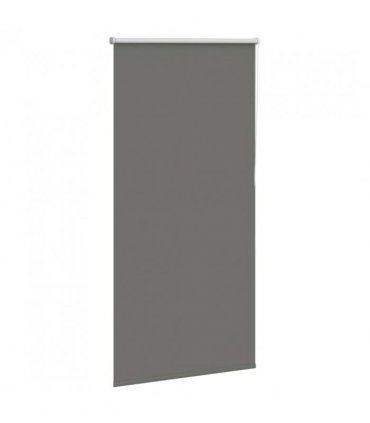 vidaXL Roller Blind Blackout Grey 75x130 cm Fabric Width 70.7 cm Polyester