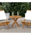vidaXL Table Top 50x50x2.5 cm Octagonal Solid Wood Teak