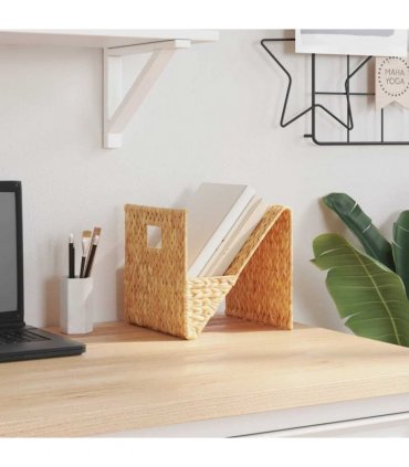 vidaXL Magazine Holder 31x31x31 cm Water Hyacinth