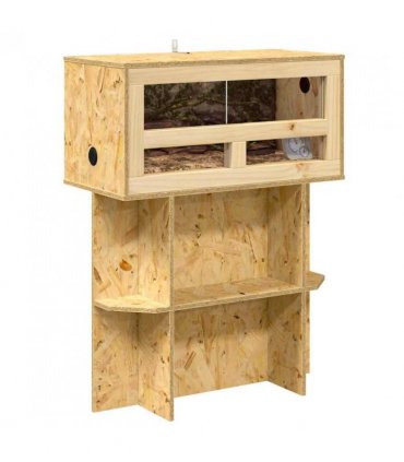 vidaXL Terrarium Brown 60 x 30 x 80 cm OSB