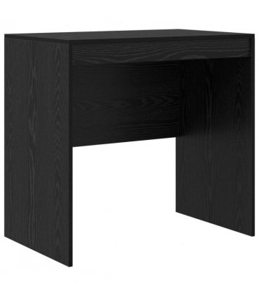 vidaXL Desk with Drawer with Shelf with Storage 2 pcs Black Oak