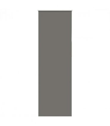 vidaXL Roller Blind Blackout Grey 70x210 cm Fabric Width 65.7 cm Polyester