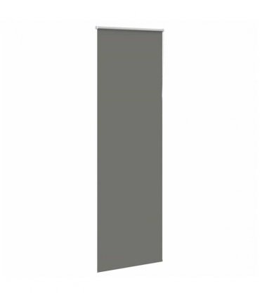 vidaXL Roller Blind Blackout Grey 70x210 cm Fabric Width 65.7 cm Polyester