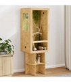 vidaXL Terrarium Brown 50 x 50 x 150 cm OSB