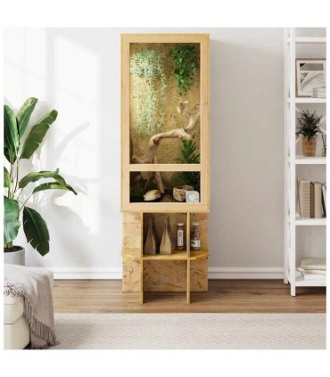 vidaXL Terrarium Brown 50 x 50 x 150 cm OSB