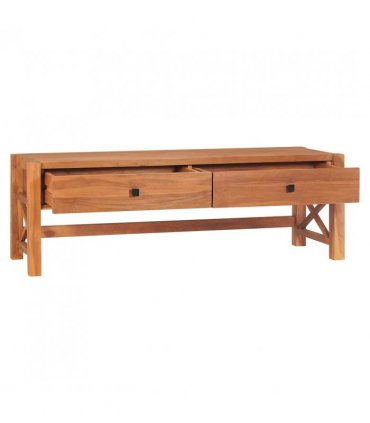 vidaXL TV Cabinet 140x40x45 cm Teak Wood