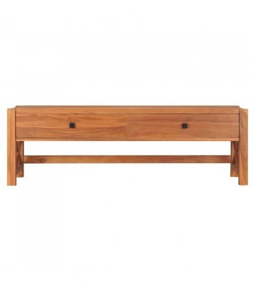 vidaXL TV Cabinet 140x40x45 cm Teak Wood