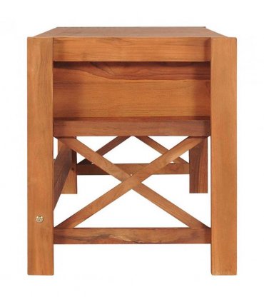 vidaXL TV Cabinet 140x40x45 cm Teak Wood