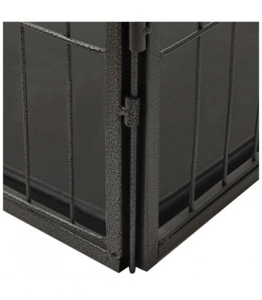 vidaXL Puppy Playpen Steel 91.5x59x61 cm