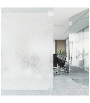 vidaXL Window Film Frosted Star Pattern 90x500 cm PVC